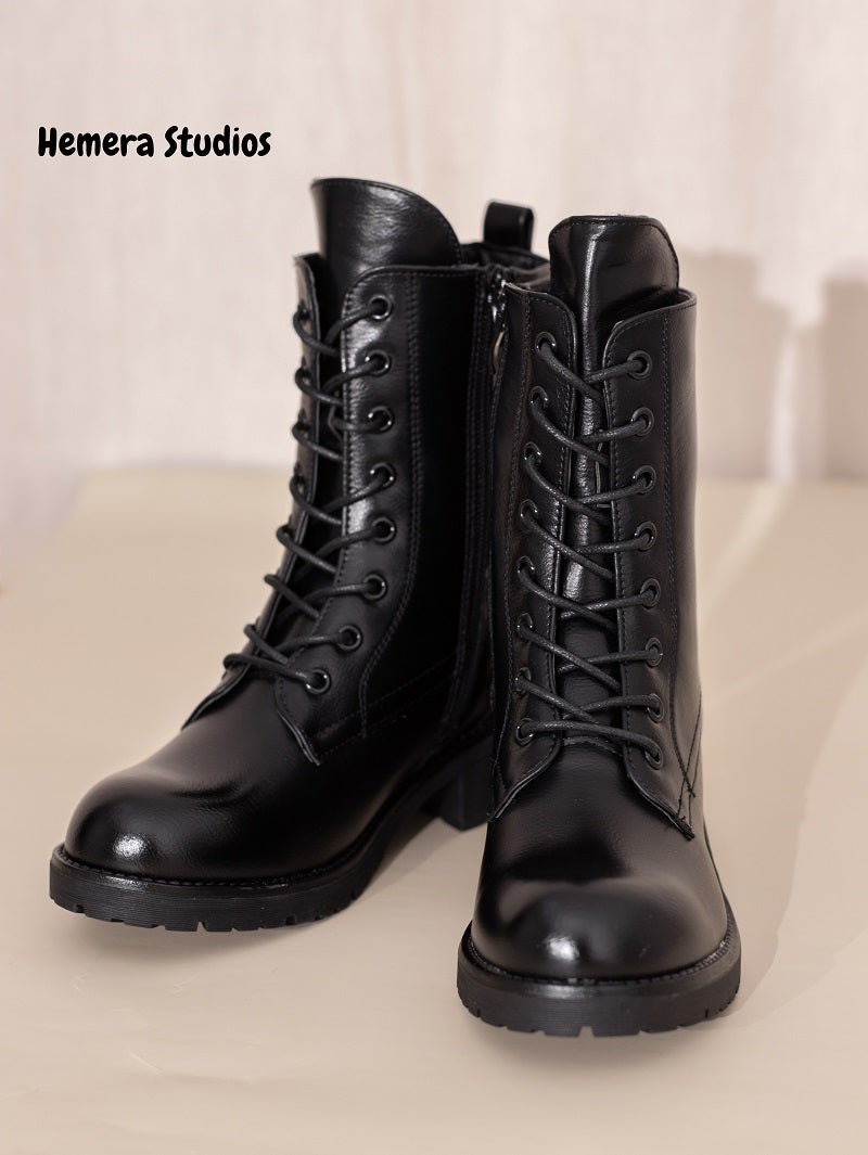 Bota militar plana Metropolis - Mujer - Zapatos