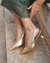 zapatos de tacon bajo mujer con tira trasera  