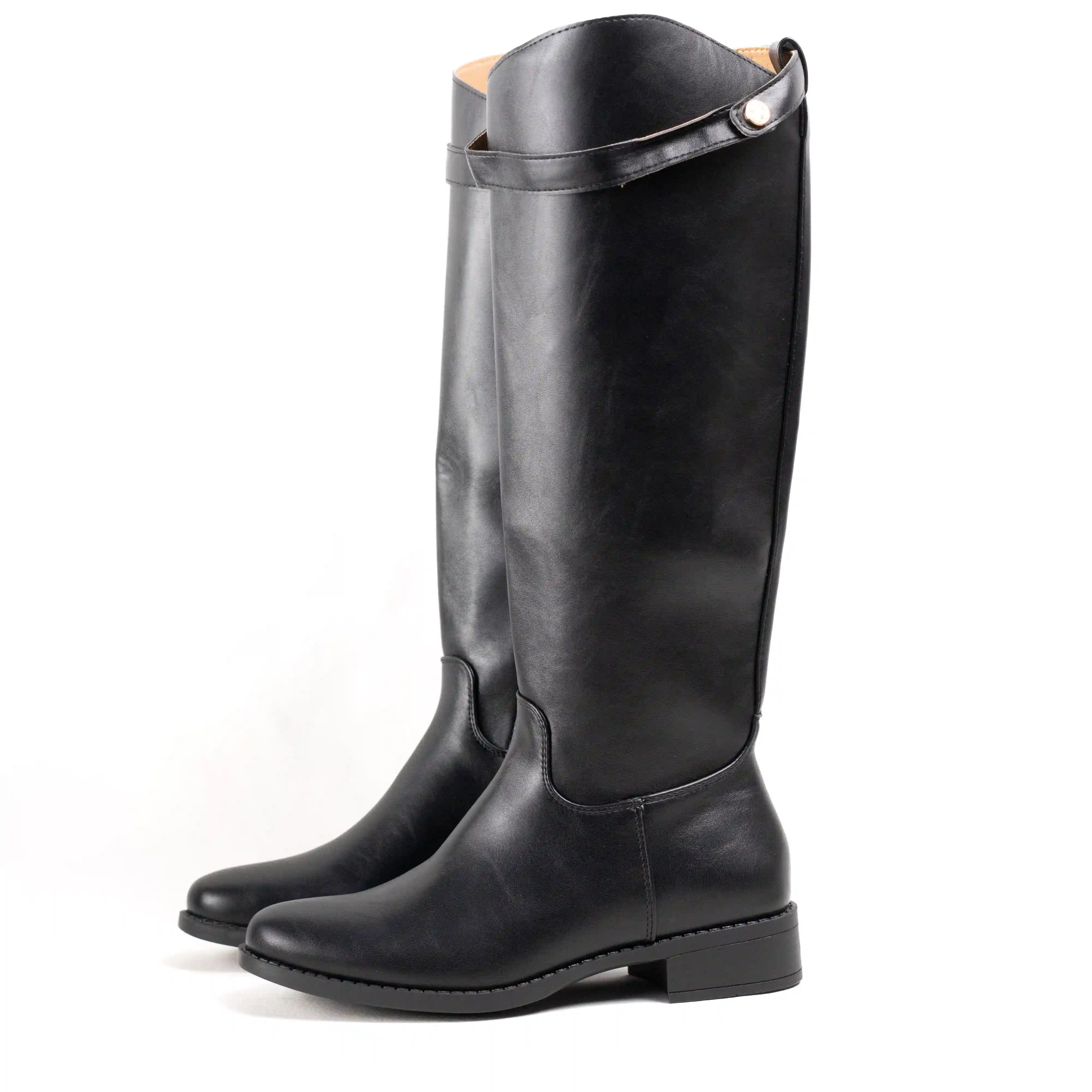 Ropa Botas Negras Medianas Bota Mia Negro Exotica Exótica