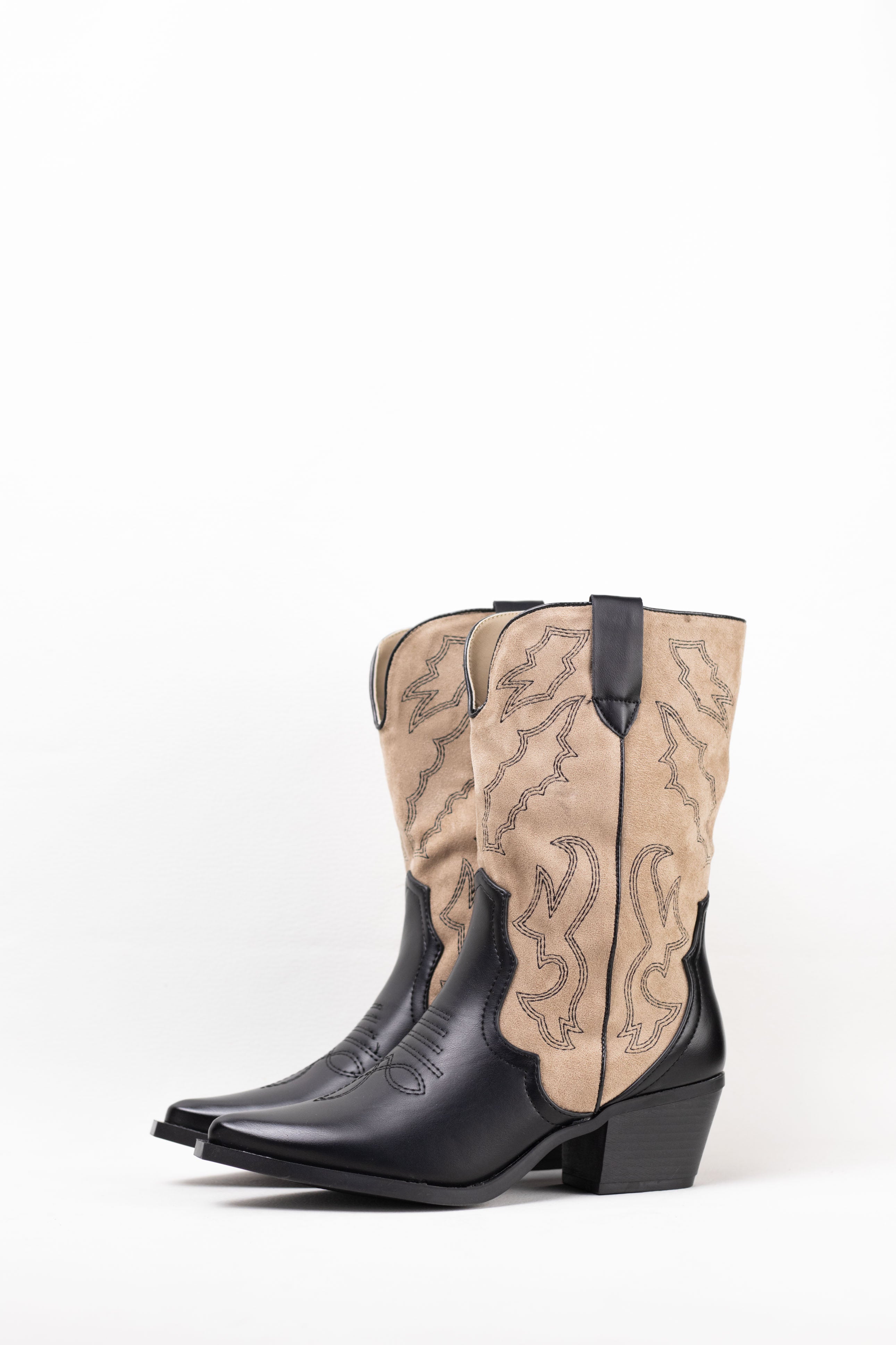 Botas cowboy mujer bicolor