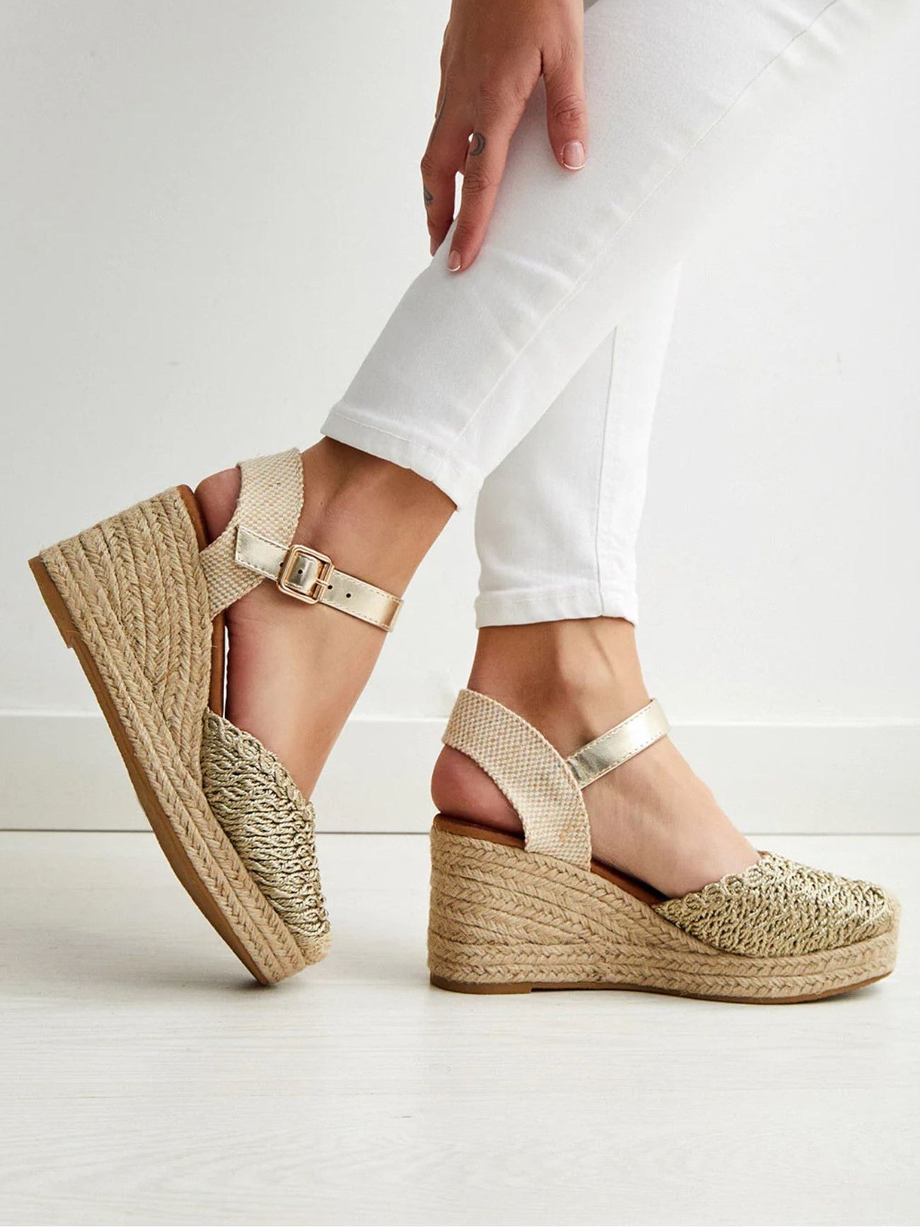 Zapatillas Alpargatas Con Cordones Mujer Zapatillas Alpargatas