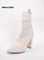 botines calcetin textura tacon alto elegante Hemera Studios