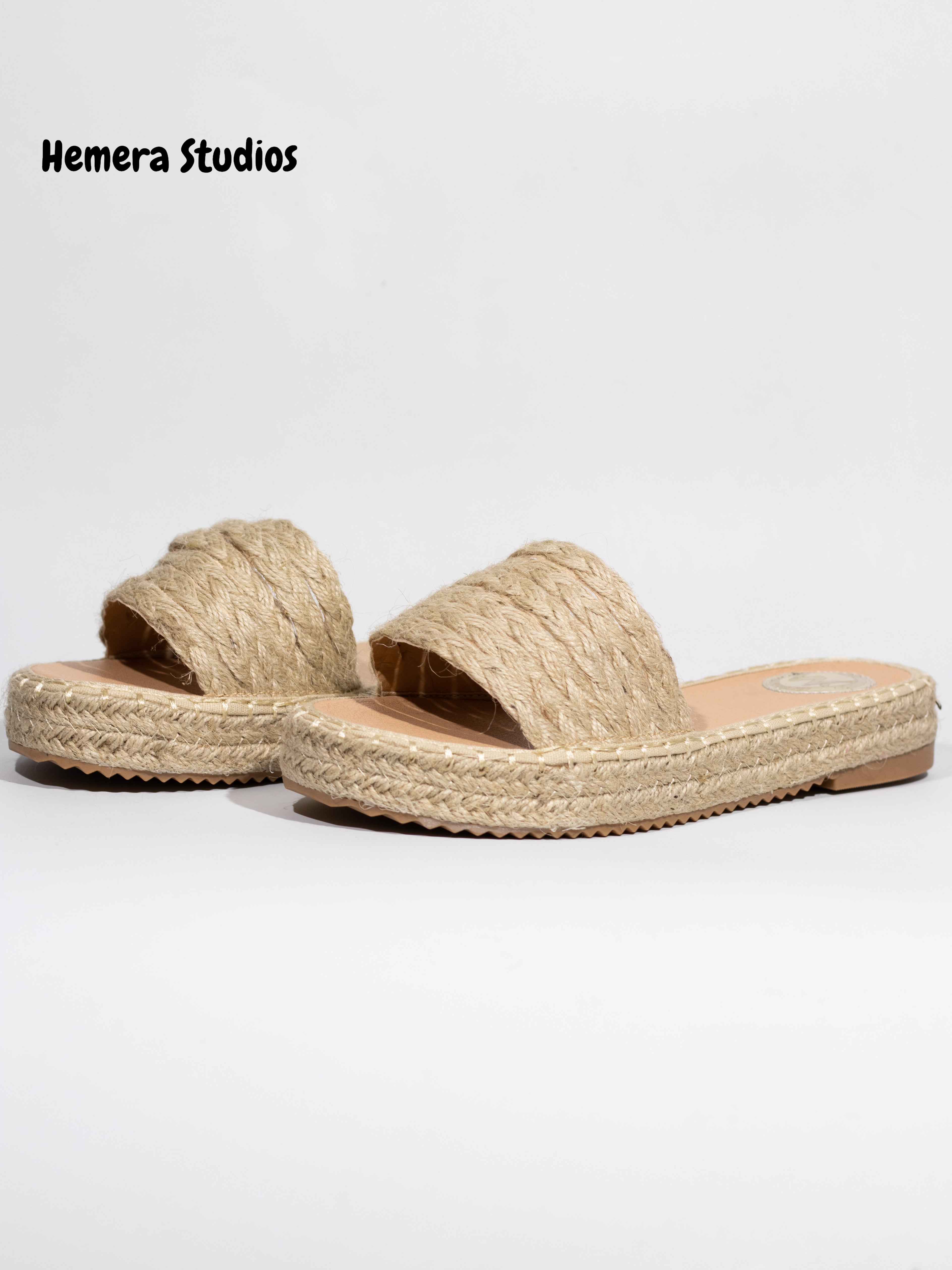 Sandalias Plataforma Sandalias Esparto Planas Mujer Sandalias De