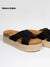 sandalias plataforma estilo alpargatas con tiras cruzadas Hemera Studios