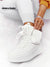 zapatillas blancas tipo bota con bolsillo extraible Hemera Studios